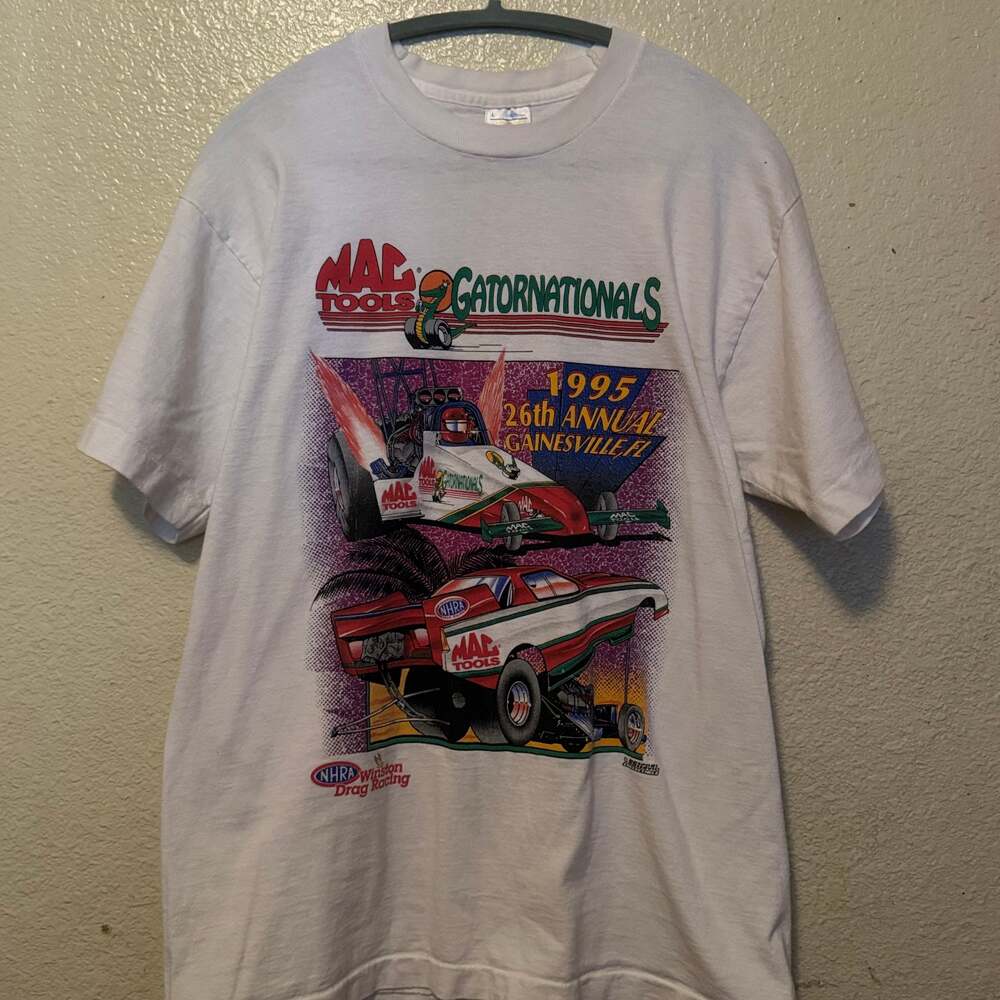 Vintage NHRA Winston Drag Racing Gatornationals T-Shirt